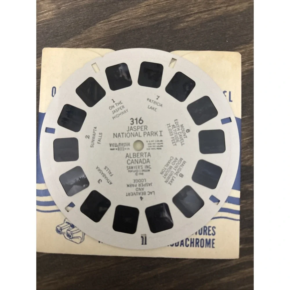 Lot Of 11 Vintage Sawyer's View Master Reels, 7 More Wonders Of The World